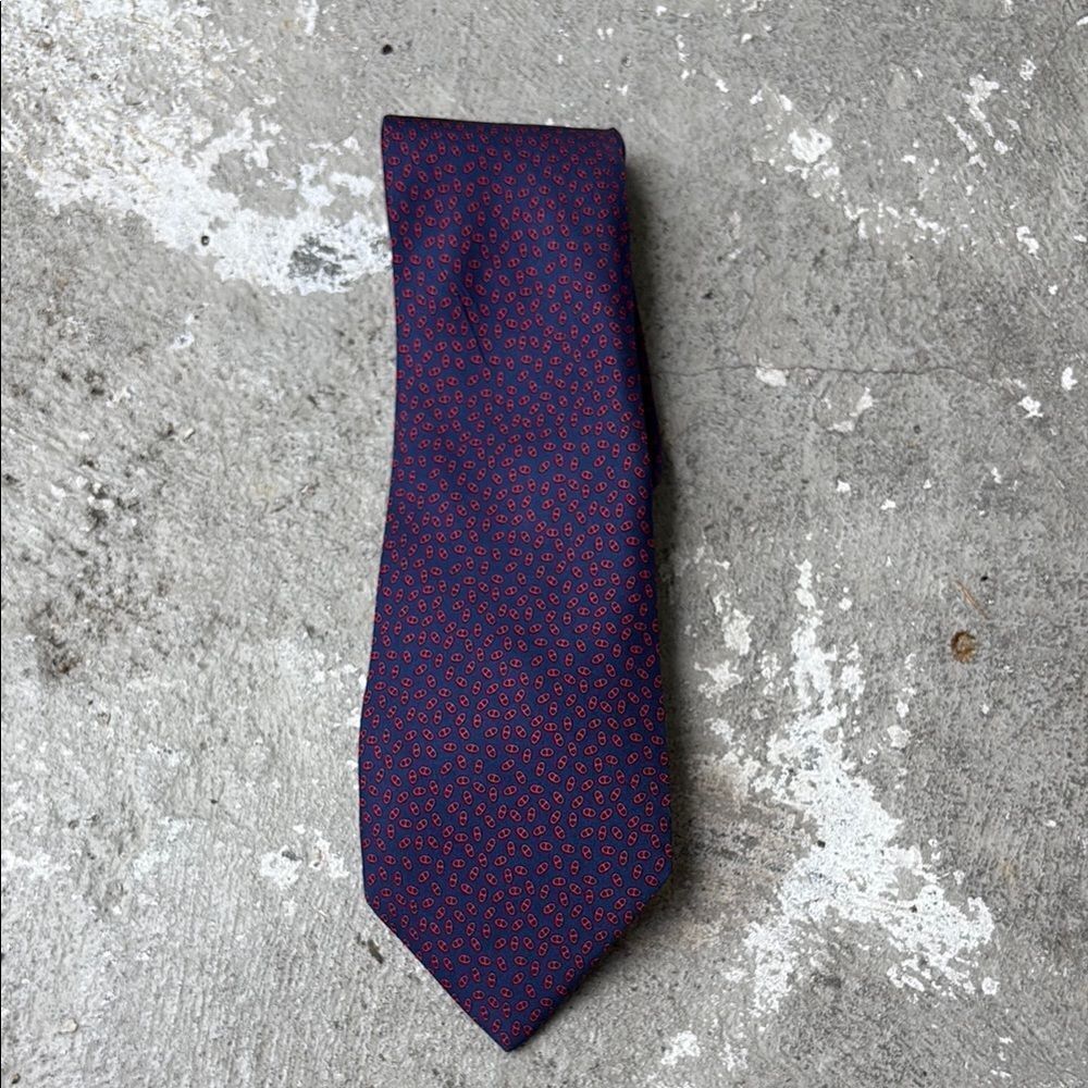 Hermes silk tie